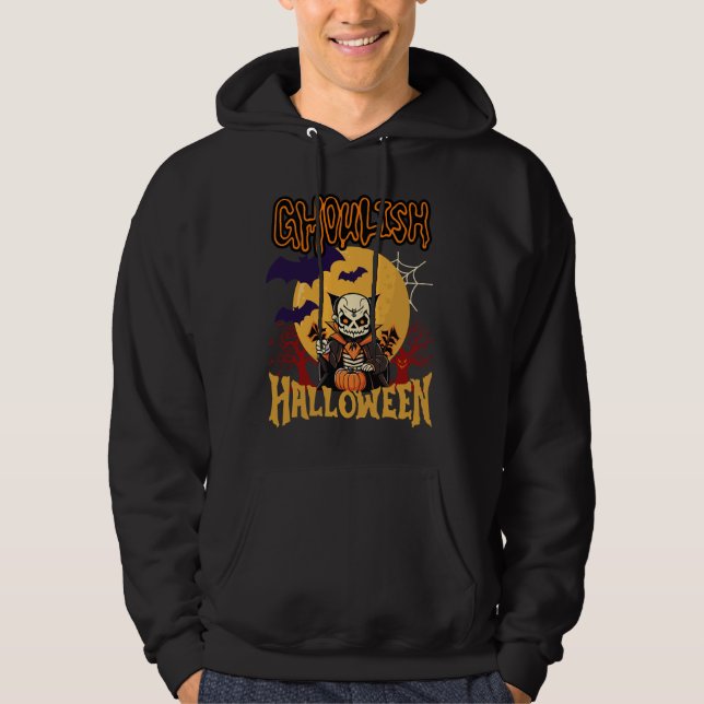 Ghouls Halloween Hoodie (Framsida)
