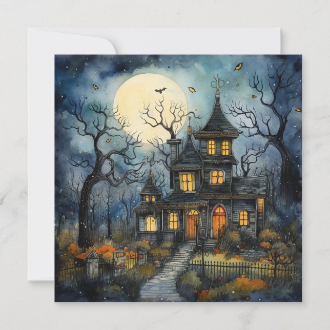 👻 Ghouls i kväll: en poktaculär lögn! 🎉 👻 Inbjudningar (Framsida)