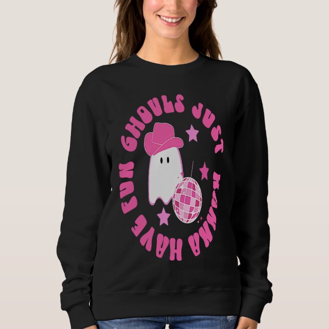 Ghouls just wanna have fun  Halloween T Shirt (Framsida)