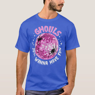 Ghouls Just Wanna Have Fun Spiders Night Out Boys T Shirt