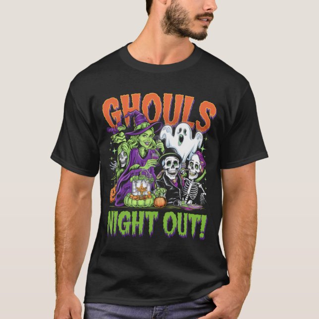 Ghouls-natten ut t shirt (Framsida)