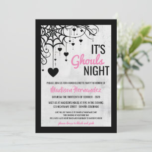 Ghouls Night Bachelorette Party Inbjudningar