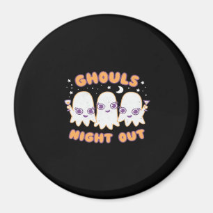 Ghouls Night Out - Kawaii Stil Cute Funny Hallowed Magnet