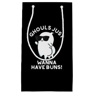 Ghouls vill bara ha Buns Ghost Pun Mörk BG