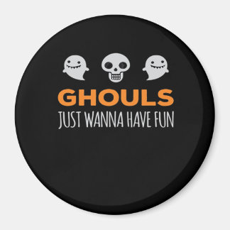 Ghouls vill bara ha en Roligt höstestetisk Magnet