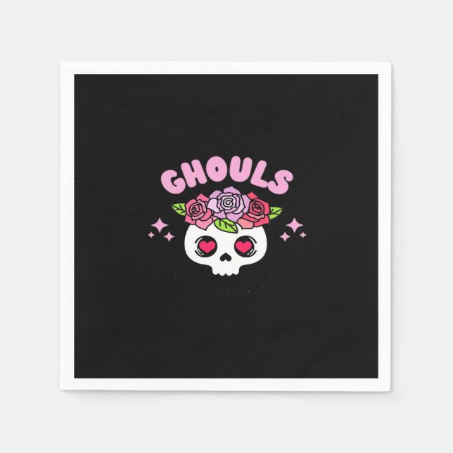 Ghouls vill bara ha en Roligt-notering Pappersservett (Framsidan)