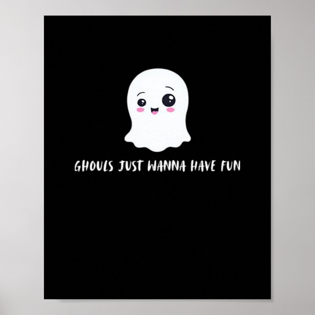 Ghouls vill bara ha en Roligt-talesman. Poster (Framsidan)