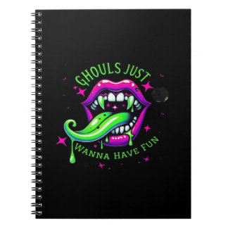 Ghouls vill bara ha Roligt Boo-tiful design Anteckningsbok