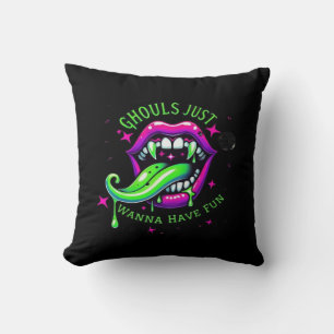 Ghouls vill bara ha Roligt Boo-tiful design Kudde