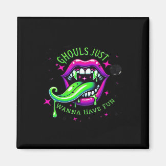 Ghouls vill bara ha Roligt Boo-tiful design Magnet
