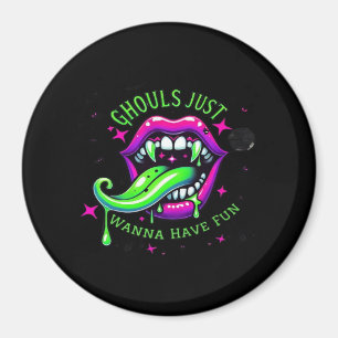 Ghouls vill bara ha Roligt Boo-tiful design Magnet