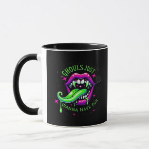 Ghouls vill bara ha Roligt Boo-tiful design Mugg