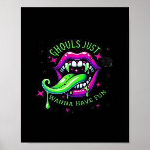 Ghouls vill bara ha Roligt Boo-tiful design Poster