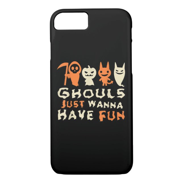 Ghouls vill bara ha Roligt... Case-Mate iPhone Skal (Baksida)