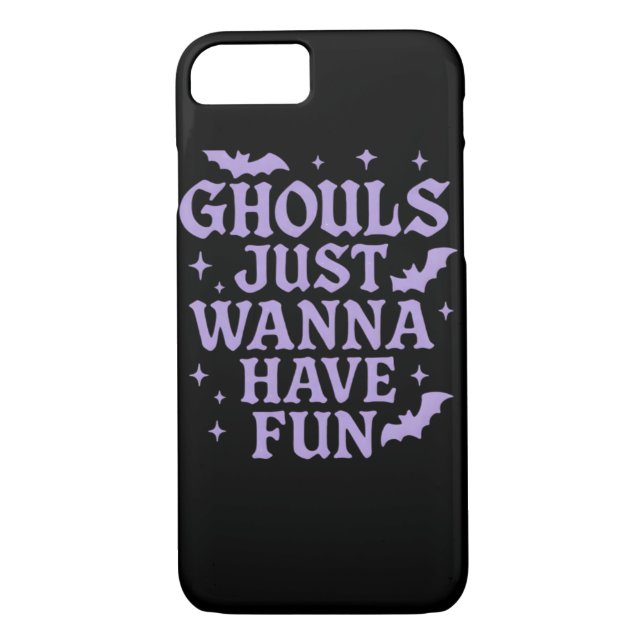 Ghouls vill bara ha Roligt - Classic Halloween Tee Case-Mate iPhone Skal (Baksida)