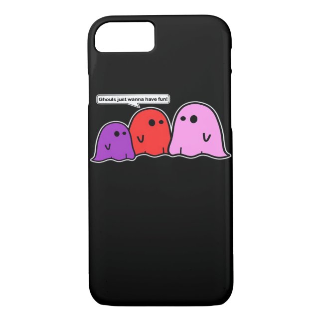 Ghouls vill bara ha Roligt Classic Slogan Case-Mate iPhone Skal (Baksida)