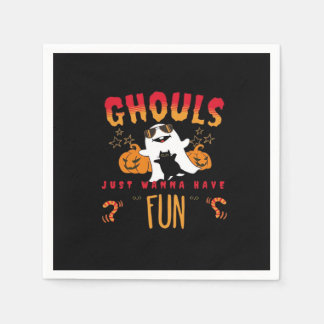 Ghouls vill bara ha Roligt från Halloween. Pappersservett
