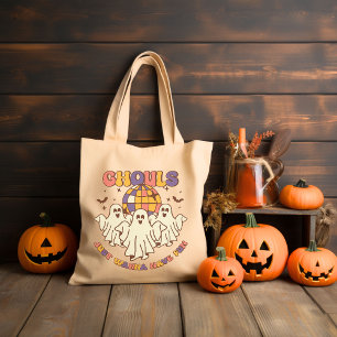Ghouls vill bara ha roligt Groovy Halloween Tygkasse