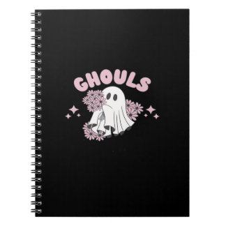 Ghouls vill bara ha Roligt Halloween Art Basic Sty Anteckningsbok