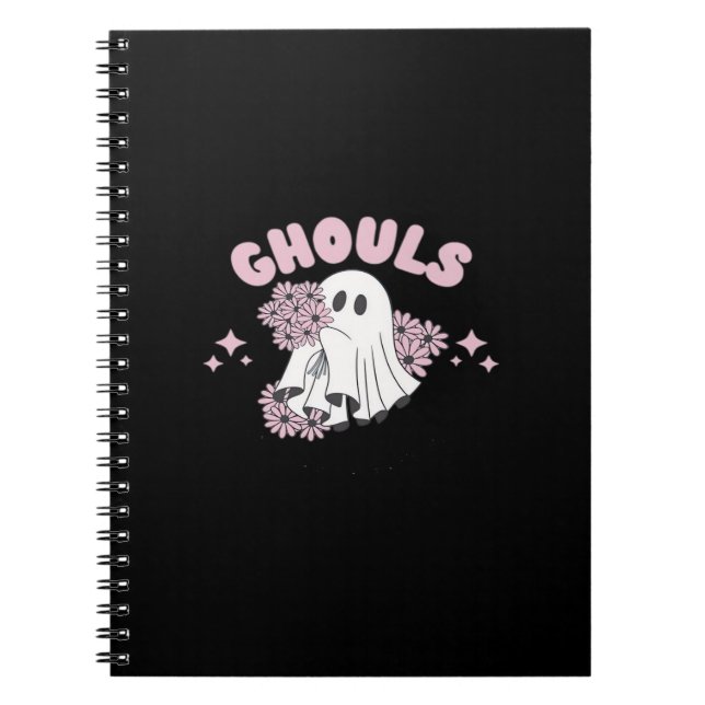 Ghouls vill bara ha Roligt Halloween Art Basic Sty Anteckningsbok (Framsidan)