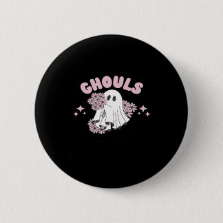 Ghouls vill bara ha Roligt Halloween Art Basic Sty Knapp