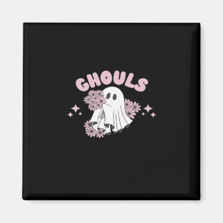 Ghouls vill bara ha Roligt Halloween Art Basic Sty Magnet