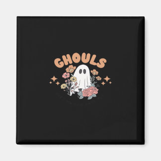 Ghouls vill bara ha Roligt Halloween Art Sloth Des Magnet