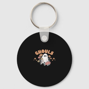 Ghouls vill bara ha Roligt Halloween Art Sloth Des Nyckelring