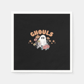 Ghouls vill bara ha Roligt Halloween Art Sloth Des Pappersservett
