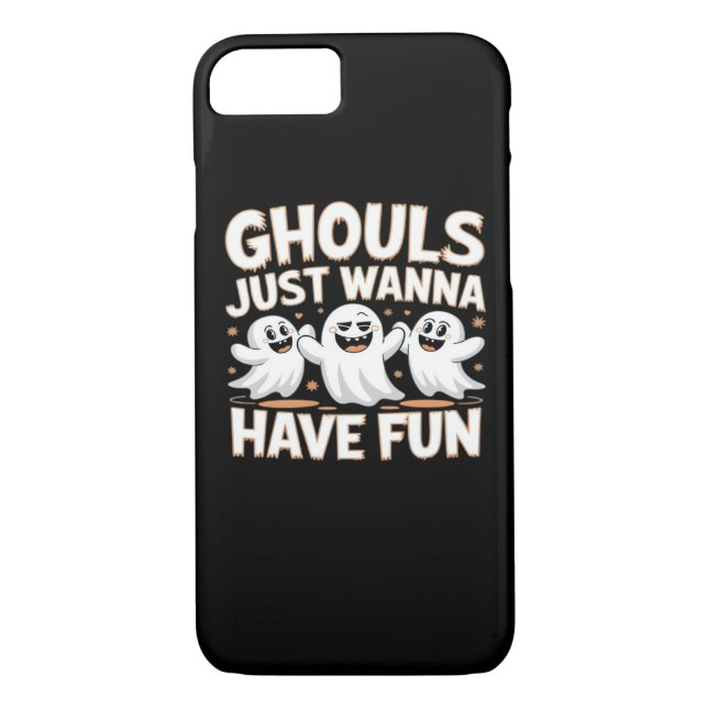 Ghouls vill bara ha Roligt - Halloween Basic Stil Case-Mate iPhone Skal (Baksida)