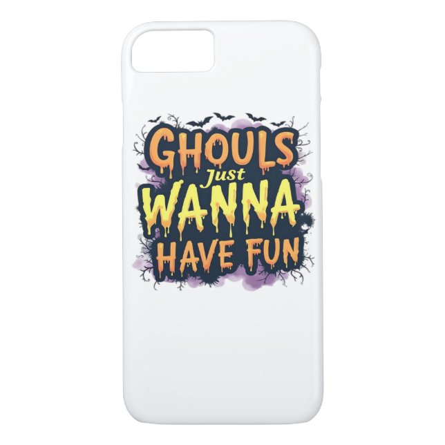 Ghouls vill bara ha Roligt - Halloween-design Case-Mate iPhone Skal (Baksida)