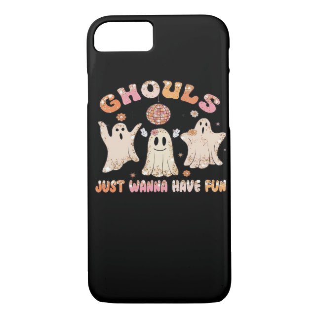 Ghouls vill bara ha Roligt - Halloween för flickor Case-Mate iPhone Skal (Baksida)