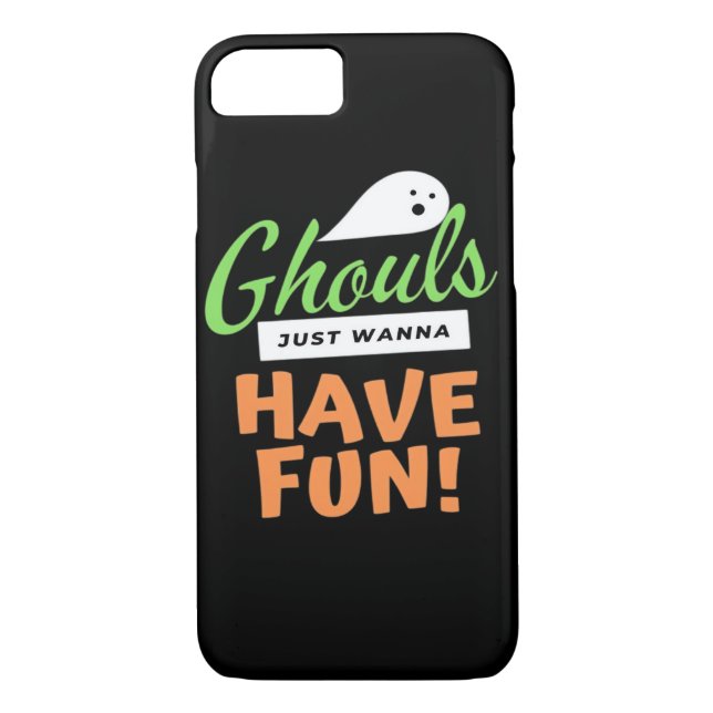 Ghouls vill bara ha Roligt - Halloween Ghouls Funn Case-Mate iPhone Skal (Baksida)