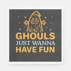 Ghouls vill bara ha Roligt! Halloween Pappersservett