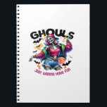 Ghouls vill bara ha Roligt Halloween Vibes Anteckningsbok<br><div class="desc">En uppspelande och lekfull fullt av Halloween-vibes. Perfekt för party och tricksbehandling.</div>