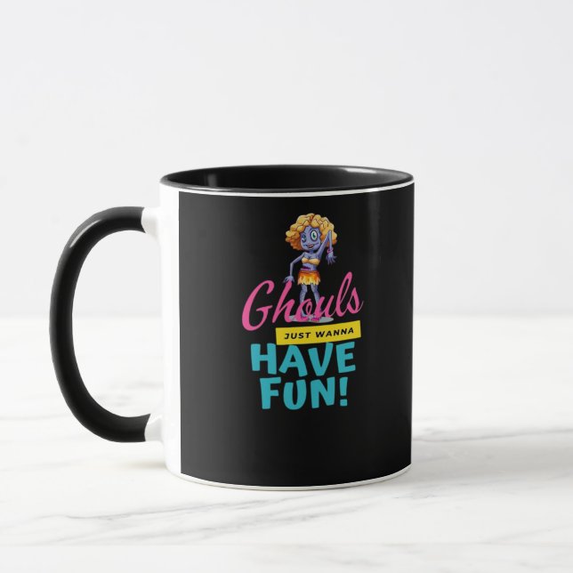 Ghouls vill bara ha Roligt höstkänsla Mugg (Vänster)