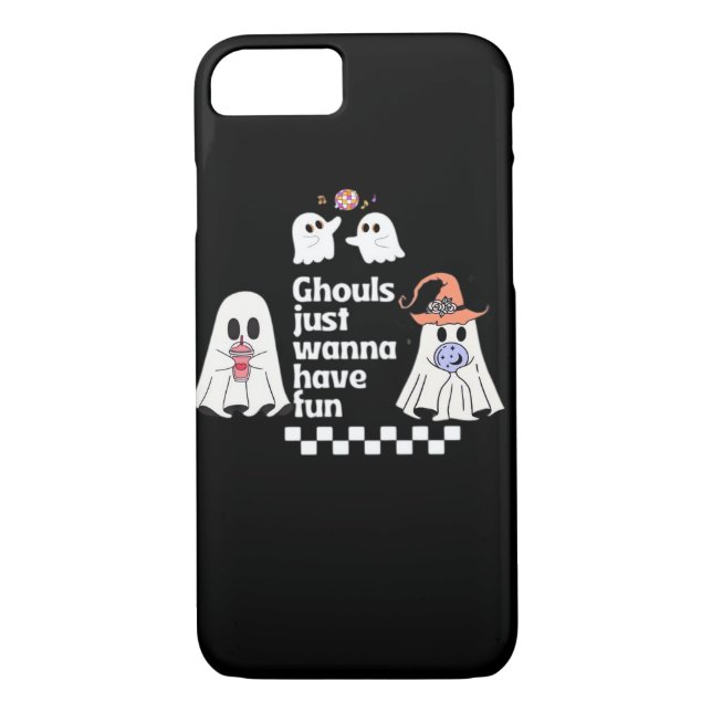 Ghouls vill bara ha Roligt höstvibes Case-Mate iPhone Skal (Baksida)