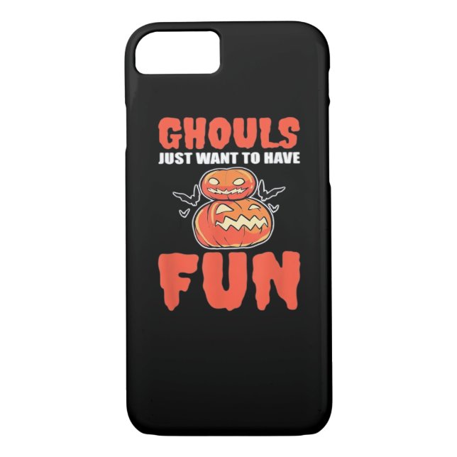 Ghouls vill bara ha Roligt i Stil Case-Mate iPhone Skal (Baksida)