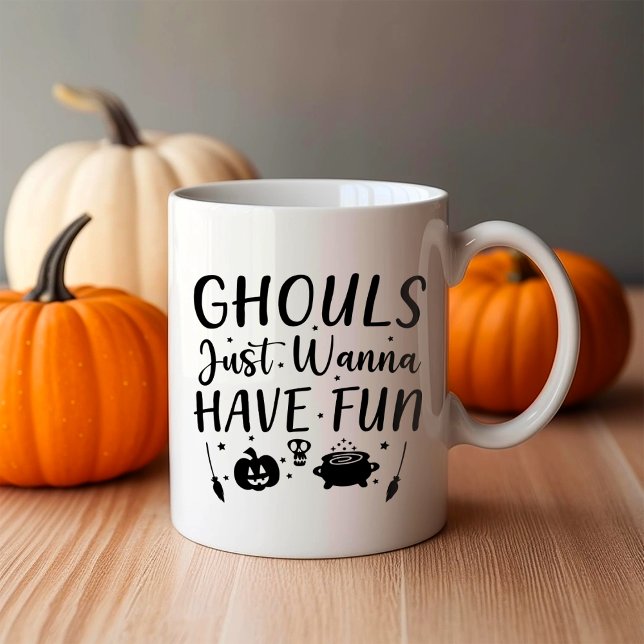 Ghouls vill bara ha Roligt Kaffemugg (Skapare uppladdad)