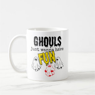 Ghouls vill bara ha roligt. kaffemugg