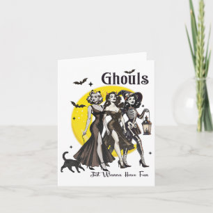 Ghouls vill bara ha Roligt Kvinnor. Kort