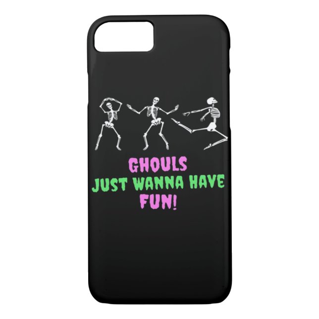 Ghouls vill bara ha Roligt Lazy Sloth Case-Mate iPhone Skal (Baksida)