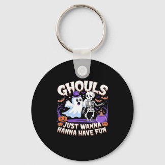 Ghouls vill bara ha Roligt Lazy Sloth Nyckelring