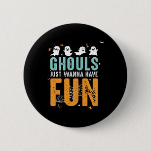 Ghouls vill bara ha Roligt på Halloween Costume Knapp