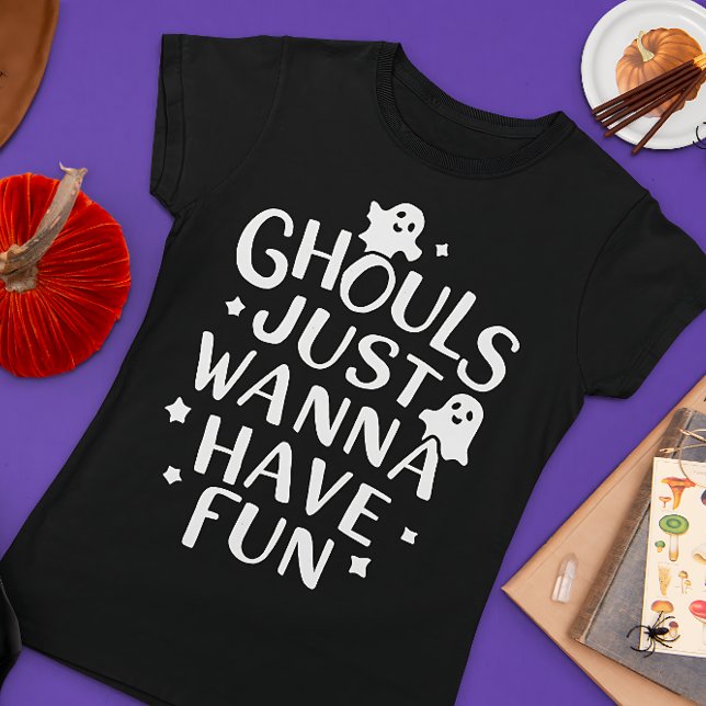 Ghouls vill bara ha Roligt på Halloween Costume T Shirt (Skapare uppladdad)