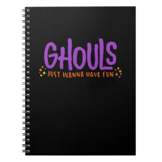 GHOULS vill bara ha Roligt Passande Anteckningsbok