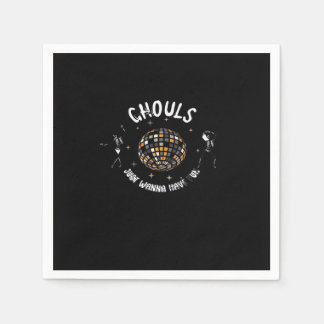 Ghouls vill bara ha Roligt Sloth & Halloween Pappersservett