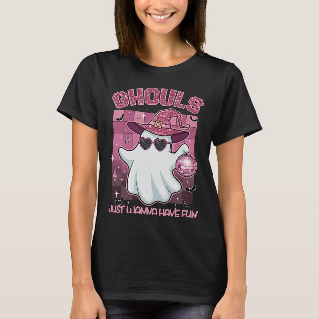 Ghouls vill bara ha Roligt T Shirt (Framsida)