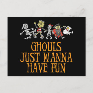 Ghouls vill bara ha vykort för Roligt