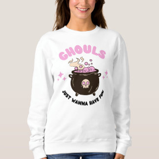 Ghouls vill ha Roligt Halloween Sweatshirt T Shirt